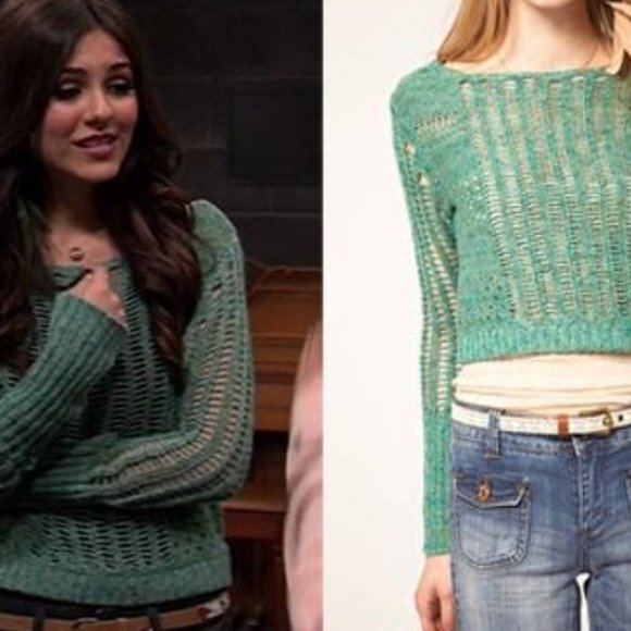 Free People Sweaters - Free People Pullover Open Weave Sweater Lilypad